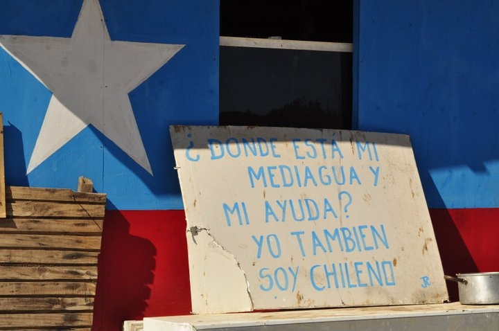 Casa bandera chilena