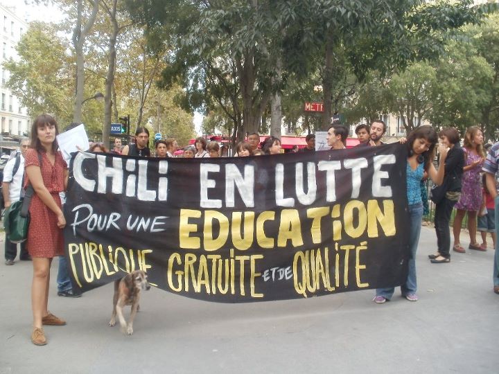 Por el derecho a la educación en París