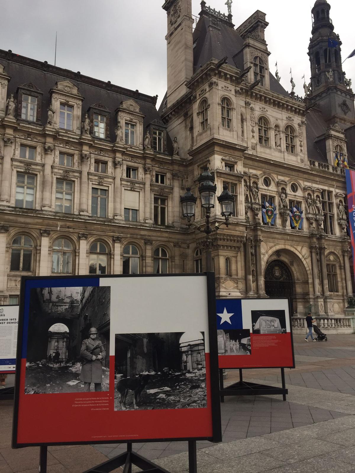 Exposición de fotografías en París. 11 de septiembre de 1973: Golpe de Estado contra la democracia